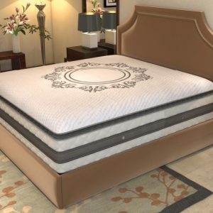 تشک طبی فنری (های میکرو) پلاس 2  طرح تک گل- vip کد 235