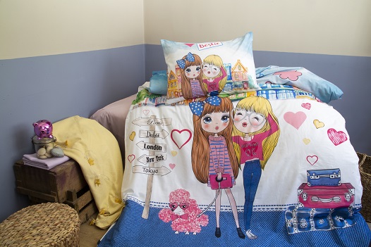 ست ملحفه و روتختی نوجوان BESTIE ایسیمو ترک