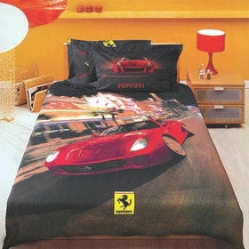 ست ملحفه و روتختی رانفورس مل رز مدل فراری FERRARY