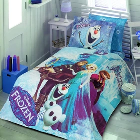 ست ملحفه و روتختی رانفورس مل رز مدل فروزن FROZEN