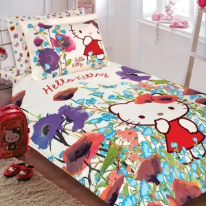 ست ملحفه و روتختی رانفورس مل رز مدل هلوکیتی HELLOKITTY