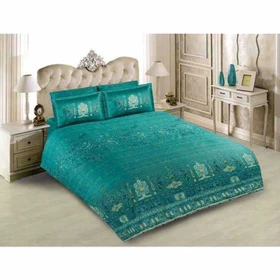 ست ملحفه و روتختی ساتن مل رز مدل کاترین KATRIN