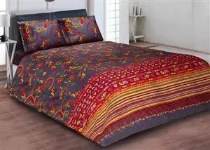 ست ملحفه و روتختی ساتن مل رز مدل لینا LINA