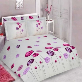 ست ملحفه و روتختی رانفورس مل رز مدل پاپی POPPY