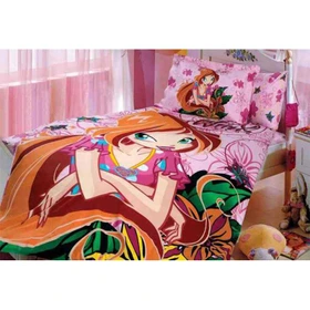 ست ملحفه و روتختی رانفورس مل رز مدل وینکس WINX
