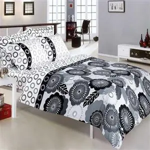 ست ملحفه و روتختی ساتن مل رز مدل نیهال nihal