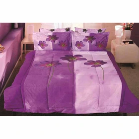ست ملحفه و روتختی رانفورس مل رز مدل ویولت violet