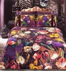 ست ملحفه و روتختی ساتن مل رز مدل بلیزر BLAZER