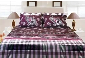 ست ملحفه و روتختی رانفورس مل رز مدل کاشمیر cashmere