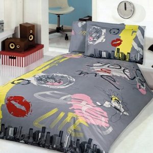 ست ملحفه و روتختی رانفورس مل رز مدل لایف LIFE