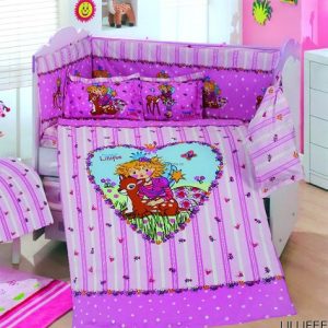 ست لحاف و روتختی نوزادی مل رز مدل بچه آهو LILIFEE