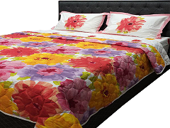 ست ملحفه و روتختی رانفورس مل رز مدل روما RUMA