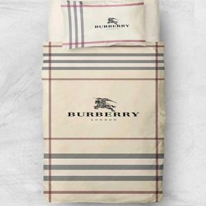 ست ملحفه و روتختی رانفورس مل رز مدل بربری BURBERRY