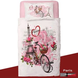 ست ملحفه و روتختی رانفورس مل رز مدل پاریس paris